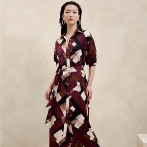 NWT Banana Republic Tie-Waist Maxi Dress